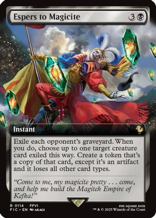 Espers to Magicite (FIC-114) [Commander: FINAL FANTASY] Foil MTG Single Wizards of the Coast