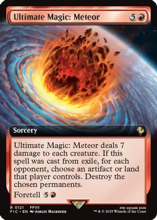 Ultimate Magic: Meteor (FIC-121) [Commander: FINAL FANTASY] MTG Single Wizards of the Coast
