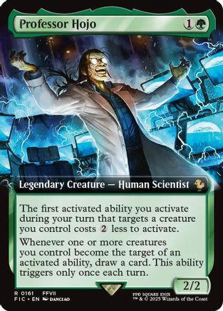Professor Hojo (Extended Art) (FIC-161) [Commander: FINAL FANTASY] MTG Single Wizards of the Coast