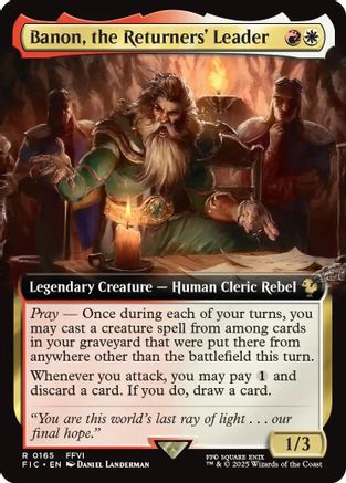 Banon, the Returners' Leader (FIC-165) [Commander: FINAL FANTASY] MTG Single Wizards of the Coast