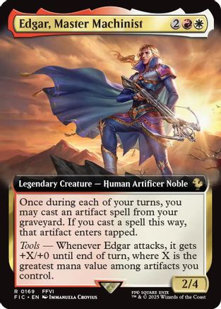 Edgar, Master Machinist (FIC-169) [Commander: FINAL FANTASY] MTG Single Wizards of the Coast