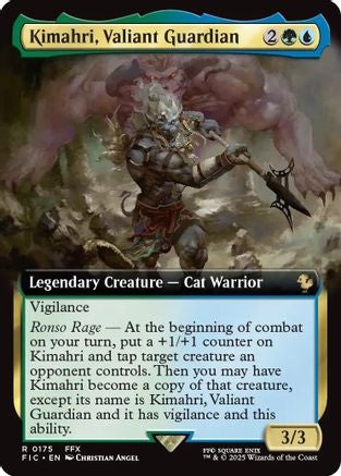 Kimahri, Valiant Guardian (Extended Art) (FIC-175) [Commander: FINAL FANTASY] Foil MTG Single Wizards of the Coast