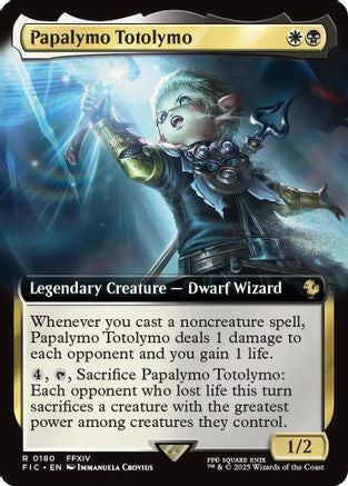 Papalymo Totolymo (Extended Art) (FIC-180) [Commander: FINAL FANTASY] MTG Single Wizards of the Coast