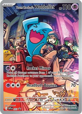 Team Rocket's Wobbuffet (203) Holofoil [Promos: SV Promo Cards] Pokemon Single Pokémon