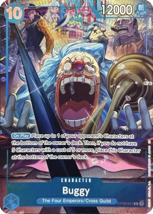 Buggy (051) (English Version 2nd Anniversary Set) (OP09-051) [One Piece Promotion Cards] Foil One Piece Single Bandai