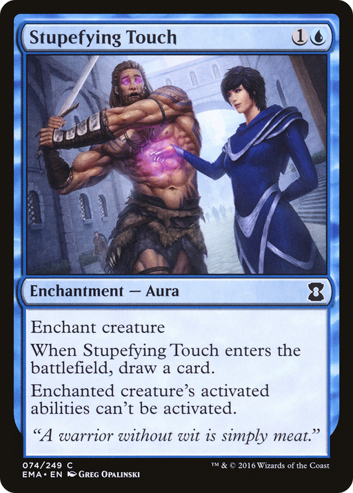 Stupefying Touch (EMA-074) [Eternal Masters] Foil MTG Single Wizards of the Coast