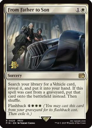 From Father to Son (PRE-020) [Prerelease Cards] Foil MTG Single Wizards of the Coast