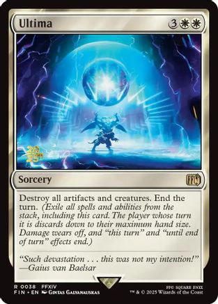 Ultima (PRE-038) [Prerelease Cards] Foil MTG Single Wizards of the Coast