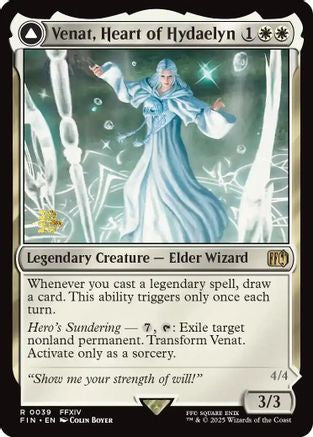 Venat, Heart of Hydaelyn (PRE-039) [Prerelease Cards] Foil MTG Single Wizards of the Coast