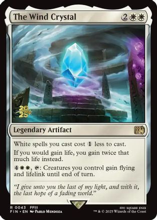The Wind Crystal (PRE-043) [Prerelease Cards] Foil MTG Single Wizards of the Coast