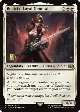 Beatrix, Loyal General (PRE-554) [Prerelease Cards] Foil MTG Single Wizards of the Coast