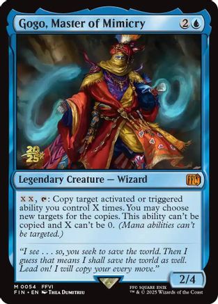 Gogo, Master of Mimicry (PRE-054) [Prerelease Cards] Foil MTG Single Wizards of the Coast
