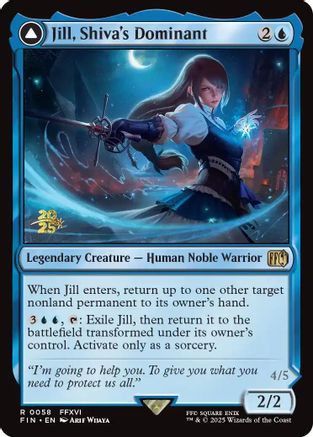 Jill, Shiva's Dominant (PRE-058) [Prerelease Cards] Foil MTG Single Wizards of the Coast