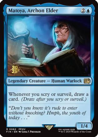 Matoya, Archon Elder (PRE-062) [Prerelease Cards] Foil MTG Single Wizards of the Coast