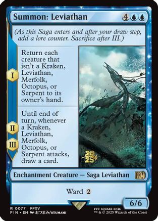 Summon: Leviathan (PRE-077) [Prerelease Cards] Foil MTG Single Wizards of the Coast