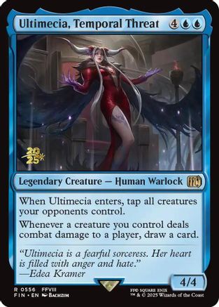 Ultimecia, Temporal Threat (PRE-556) [Prerelease Cards] Foil MTG Single Wizards of the Coast