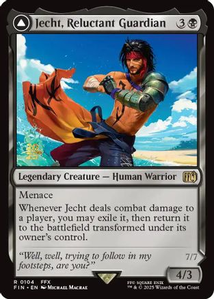 Jecht, Reluctant Guardian (PRE-104) [Prerelease Cards] Foil MTG Single Wizards of the Coast