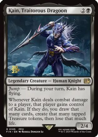 Kain, Traitorous Dragoon (PRE-105) [Prerelease Cards] Foil MTG Single Wizards of the Coast