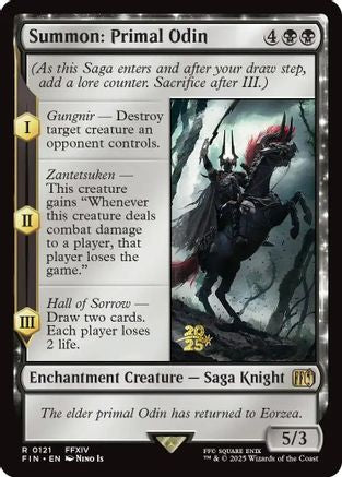 Summon: Primal Odin (PRE-121) [Prerelease Cards] Foil MTG Single Wizards of the Coast