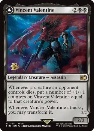 Vincent Valentine (PRE-125) [Prerelease Cards] Foil MTG Single Wizards of the Coast