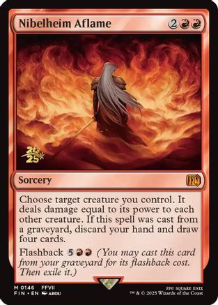 Nibelheim Aflame (PRE-146) [Prerelease Cards] Foil MTG Single Wizards of the Coast