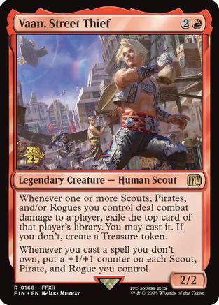 Vaan, Street Thief (PRE-168) [Prerelease Cards] Foil MTG Single Wizards of the Coast