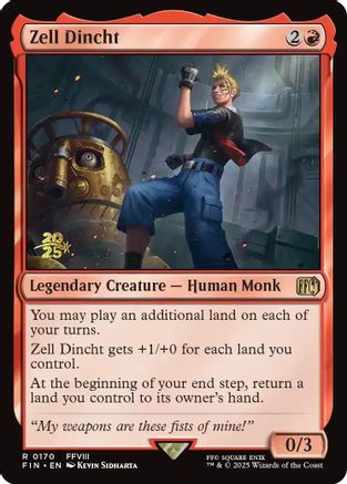 Zell Dincht (PRE-170) [Prerelease Cards] Foil MTG Single Wizards of the Coast