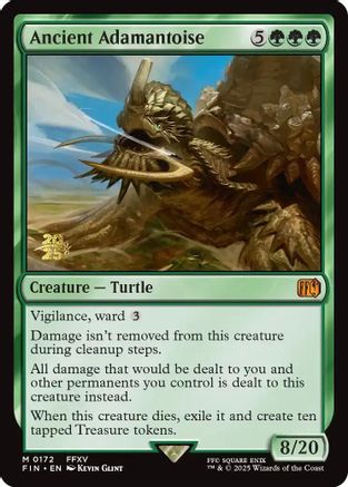 Ancient Adamantoise (PRE-172) [Prerelease Cards] Foil MTG Single Wizards of the Coast