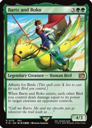Bartz and Boko (PRE-175) [Prerelease Cards] Foil MTG Single Wizards of the Coast