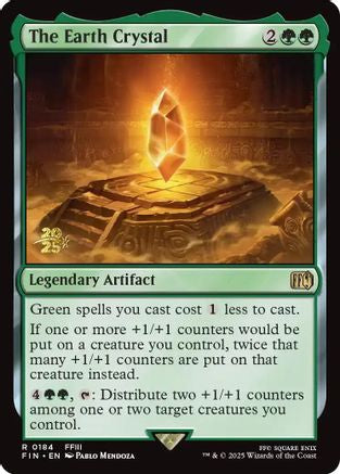 The Earth Crystal (PRE-184) [Prerelease Cards] Foil MTG Single Wizards of the Coast