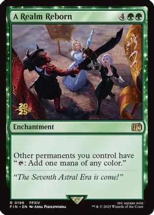 A Realm Reborn (PRE-196) [Prerelease Cards] Foil MTG Single Wizards of the Coast
