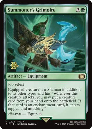 Summoner's Grimoire (PRE-205) [Prerelease Cards] Foil MTG Single Wizards of the Coast