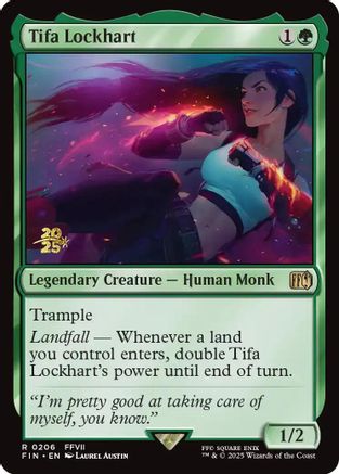 Tifa Lockhart (PRE-206) [Prerelease Cards] Foil MTG Single Wizards of the Coast