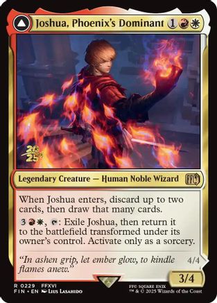 Joshua, Phoenix's Dominant (PRE-229) [Prerelease Cards] Foil MTG Single Wizards of the Coast