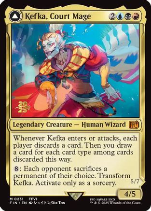 Kefka, Court Mage (PRE-231) [Prerelease Cards] Foil MTG Single Wizards of the Coast