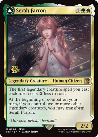 Serah Farron (PRE-240) [Prerelease Cards] Foil MTG Single Wizards of the Coast
