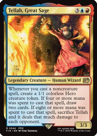 Tellah, Great Sage (PRE-244) [Prerelease Cards] Foil MTG Single Wizards of the Coast
