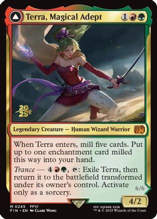 Terra, Magical Adept (PRE-245) [Prerelease Cards] Foil MTG Single Wizards of the Coast