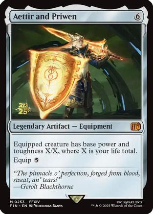 Aettir and Priwen (PRE-253) [Prerelease Cards] Foil MTG Single Wizards of the Coast