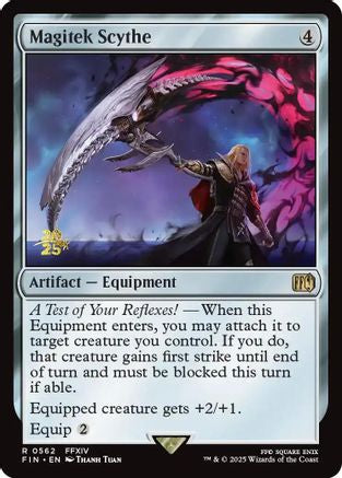 Magitek Scythe (PRE-562) [Prerelease Cards] Foil MTG Single Wizards of the Coast