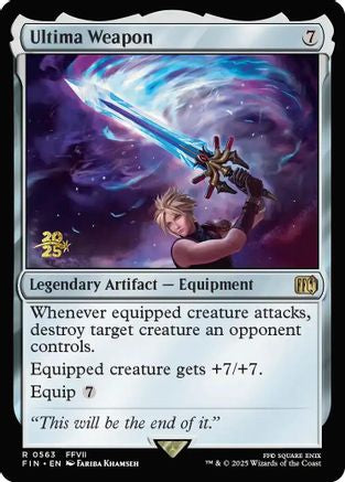 Ultima Weapon (PRE-563) [Prerelease Cards] Foil MTG Single Wizards of the Coast