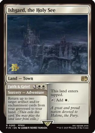 Ishgard, the Holy See (PRE-283) [Prerelease Cards] Foil MTG Single Wizards of the Coast