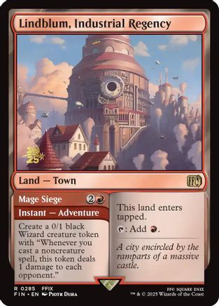 Lindblum, Industrial Regency (PRE-285) [Prerelease Cards] Foil MTG Single Wizards of the Coast