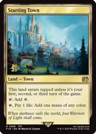 Starting Town (PRE-289) [Prerelease Cards] Foil MTG Single Wizards of the Coast