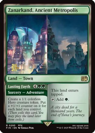 Zanarkand, Ancient Metropolis (PRE-293) [Prerelease Cards] Foil MTG Single Wizards of the Coast