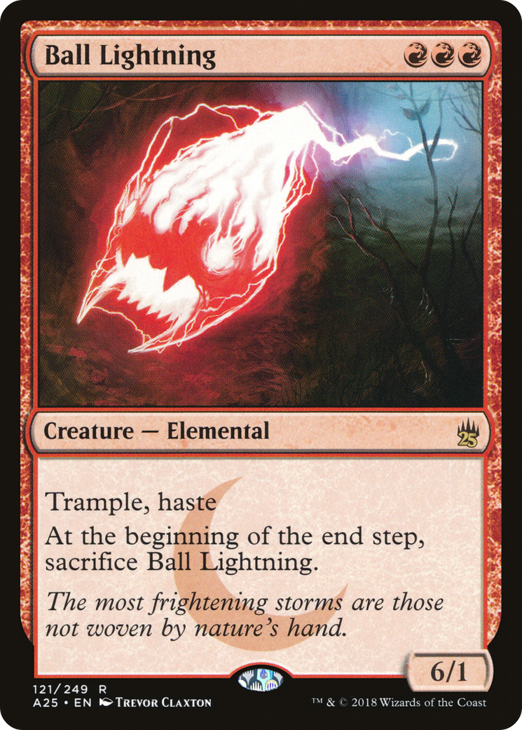 Ball Lightning (A25-121) [Masters 25] MTG Single Wizards of the Coast