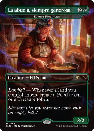 La abuela, siempre generosa - Tireless Provisioner (SLD-2057) [Secret Lair] Drop Series MTG Single Wizards of the Coast