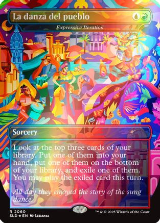 La danza del pueblo - Expressive Iteration (Rainbow Foil) (SLD-2060) [Secret Lair Drop Series] Foil MTG Single Wizards of the Coast
