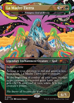 La Madre Tierra - Xenagos, God of Revels (SLD-2061) [Secret Lair] Drop Series MTG Single Wizards of the Coast
