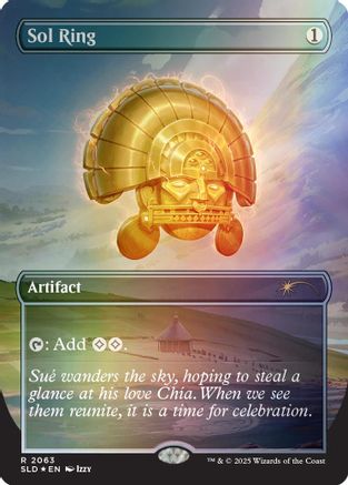 Sol Ring (2063) (Rainbow Foil) (SLD-2063) [Secret Lair] Drop Series Foil MTG Single Wizards of the Coast
